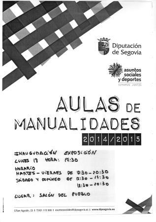 Imagen EXPOSICION DE AULAS DE MANUALIDADES EN ZARZUELA DEL MONTE