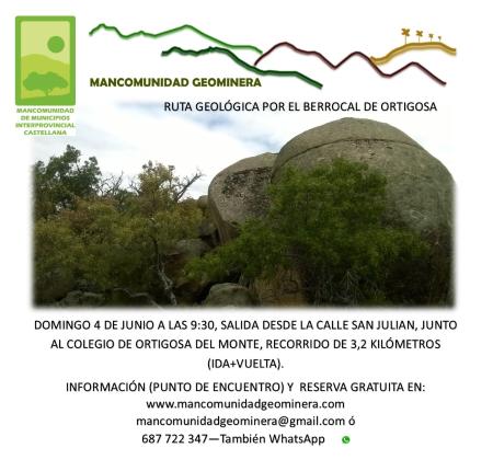 Imagen RUTA GEOLÓGICA POR EL BERROCAL DE ORTIGOSA