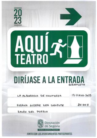 Imagen TEATRO EN ZARZUELA DEL MONTE